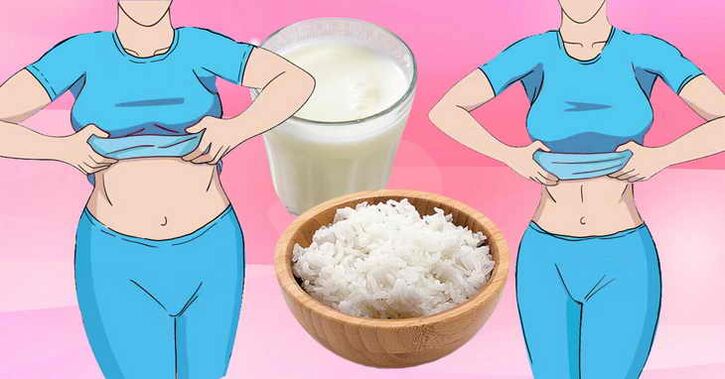 Lose weight with kefir rice diet