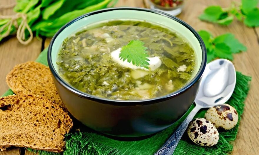 green soup for lazy diet