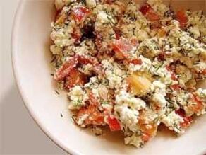 cottage cheese with vegetables for diabetes