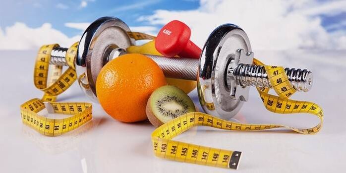 fruits and weight loss equipment